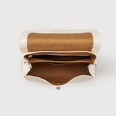 SMALL POSTINA® BAG IN HAMMERED LEATHER BEIGE ALCALINO - Beige Alcalino | Zanellato