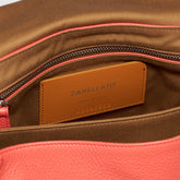 POSTINA® SMALL BAG IN HAMMERED RED REGGIANA LEATHER | Zanellato