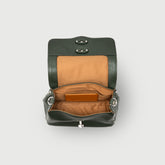 POSTINA® BABY IN GREEN GIARDINO DI BOBOLI HAMMERED LEATHER | Zanellato