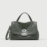 POSTINA® S IN GREEN GIARDINO DI BOBOLI HAMMERED LEATHER | Zanellato