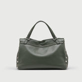 POSTINA® S IN GREEN GIARDINO DI BOBOLI HAMMERED LEATHER | Zanellato