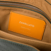POSTINA® S IN GREEN GIARDINO DI BOBOLI HAMMERED LEATHER | Zanellato