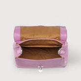 BORSA POSTINA® BABY IN PELLE MARTELLATA PURPLE LAVANDAIA - Purple Lavandaia | Zanellato