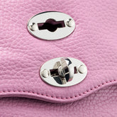 BORSA POSTINA® BABY IN PELLE MARTELLATA PURPLE LAVANDAIA - Purple Lavandaia | Zanellato