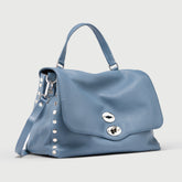 POSTINA® M IN BLUE SAMBUCO NOTTURNO HAMMERED LEATHER | Zanellato