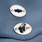POSTINA® M IN BLUE SAMBUCO NOTTURNO HAMMERED LEATHER | Zanellato