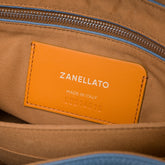 POSTINA® S IN BLUE SAMBUCO NOTTURNO HAMMERED LEATHER | Zanellato
