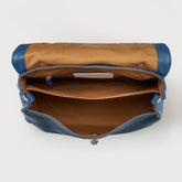 BORSA POSTINA® MEDIUM IN PELLE MARTELLATA BLUE PAVON - Blue Pavon | Zanellato