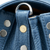 BORSA POSTINA® SMALL IN PELLE MARTELLATA BLUE PAVON - Blue Pavon | Zanellato