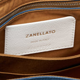BORSA POSTINA® SMALL IN PELLE MARTELLATA BLUE PAVON - Blue Pavon | Zanellato