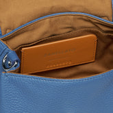 POSTINA® BABY BAG IN HAMMERED LEATHER, BLUE ELBA ISLAND | Zanellato