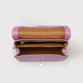 BORSA POSTINA® SMALL IN PELLE MARTELLATA PURPLE LAVANDAIA - Purple Lavandaia | Zanellato