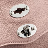 BORSA POSTINA® BABY IN PELLE MARTELLATA PINK ROSETO - Pink Roseto | Zanellato