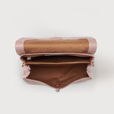 SMALL POSTINA® BAG IN HAMMERED LEATHER PINK ROSETO - Pink Roseto | Zanellato