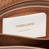 SMALL POSTINA® BAG IN HAMMERED LEATHER PINK ROSETO - Pink Roseto | Zanellato