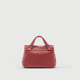 POSTINA® BABY IN RED RADICCHIO DI TREVISO HAMMERED LEATHER | Zanellato