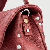 POSTINA® BABY IN RED RADICCHIO DI TREVISO HAMMERED LEATHER | Zanellato