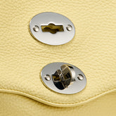 POSTINA® SMALL BAG IN HAMMERED YELLOW ZIBIBBO DI PANTELLERIA LEATHER | Zanellato