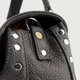 POSTINA® BABY IN GREY VULCANO HAMMERED LEATHER | Zanellato