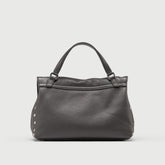 POSTINA® S IN GREY VULCANO HAMMERED LEATHER | Zanellato
