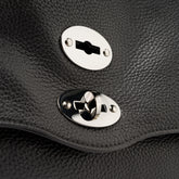 POSTINA® S IN GREY VULCANO HAMMERED LEATHER | Zanellato