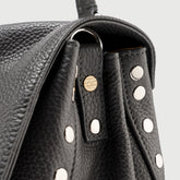 POSTINA® S IN GREY VULCANO HAMMERED LEATHER | Zanellato