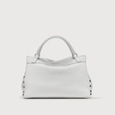 POSTINA® SMALL BAG IN HAMMERED GREY CARRARA LEATHER | Zanellato