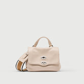 POSTINA® BABY IN WHITE CARNAROLI HAMMERED LEATHER | Zanellato