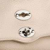 POSTINA® BABY IN WHITE CARNAROLI HAMMERED LEATHER | Zanellato