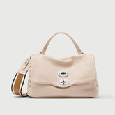 POSTINA® S IN WHITE CARNAROLI HAMMERED LEATHER | Zanellato