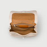 POSTINA® S IN WHITE CARNAROLI HAMMERED LEATHER | Zanellato