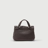 POSTINA® BABY BAG IN HAMMERED LEATHER BROWN DOLCE AMARO | Zanellato