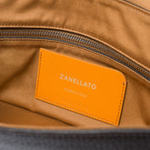 POSTINA® MEDIUM  IN HAMMERED LEATHER BROWN DOLCE AMARO | Zanellato