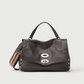 POSTINA® SMALL BAG  IN HAMMERED LEATHER BROWN DOLCE AMARO | Zanellato