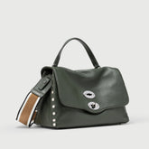 POSTINA® S IN GREEN GIARDINO DI BOBOLI HAMMERED LEATHER | Zanellato