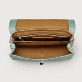 POSTINA® SMALL BAG IN PEPPERMINT GREEN HAMMERED LEATHER | Zanellato