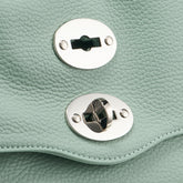 POSTINA® SMALL BAG IN PEPPERMINT GREEN HAMMERED LEATHER | Zanellato