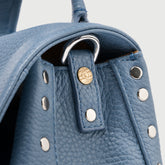 POSTINA® BABY IN PELLE MARTELLATA BLUE SAMBUCO NOTTURNO | Zanellato