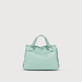 POSTINA® BABY BAG IN HAMMERED LEATHER BLUE CELENTANO | Zanellato