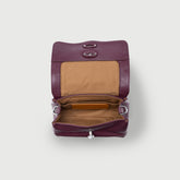 POSTINA® BABY IN VIOLET AMARENA MODENESE HAMMERED LEATHER | Zanellato