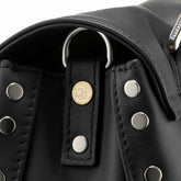 POSTINA® BABY BAG IN SMOOTH BLACK LAVAGNA LEATHER | Zanellato
