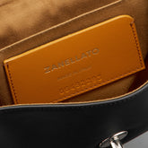 POSTINA® BABY BAG IN SMOOTH BLACK LAVAGNA LEATHER | Zanellato