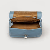POSTINA® BABY BAG IN SMOOTH BLUE ZELANTE LEATHER | Zanellato