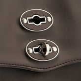 POSTINA® BABY BAG IN SMOOTH BROWN GIANDUIOTTO LEATHER | Zanellato