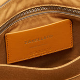 SMALL POSTINA® BAG IN SMOOTH BROWN GIANDUIOTTO LEATHER | Zanellato