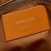 BORSA POSTINA® MEDIUM IN TESSUTO BROWN NOCE DI SORRENTO | Zanellato