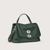 BORSA POSTINA® SMALL IN TESSUTO GREEN COBRA REALE - Borse in Pelle e Tessuto | Zanellato
