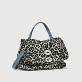 BORSA POSTINA® SMALL IN TESSUTO BLACK AMAZZONIA - Borse in Pelle e Tessuto | Zanellato