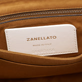 SMALL POSTINA® BAG IN NUBUCK BEIGE LEOPARDO - Beige Leopardo | Zanellato