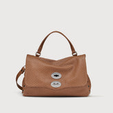 POSTINA® SMALL LEATHER BAG VENISSA BROWN LION - Postina® | Zanellato